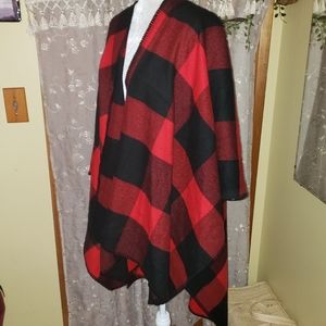 LANDS'S END | Buffalo Check Wrap